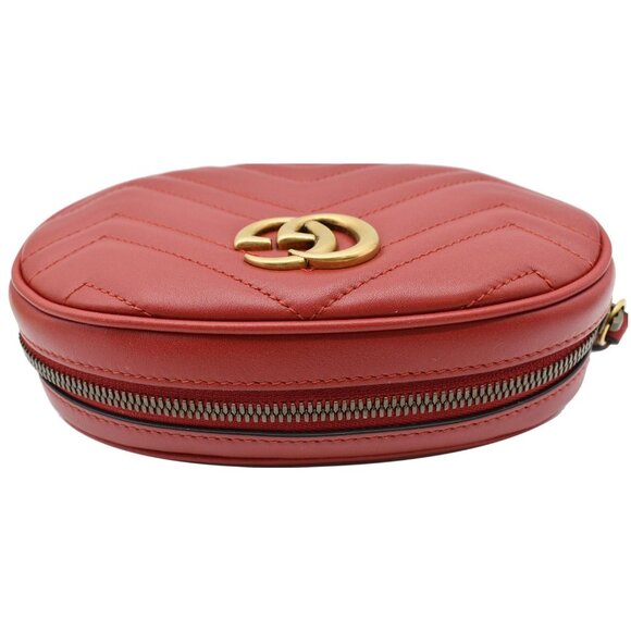Gucci  GG Marmont Matelasse Leather Belt Bag Red 476434 main image 9